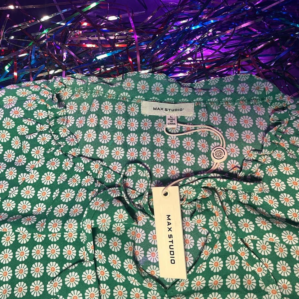 Floral Max Studio Blouse
